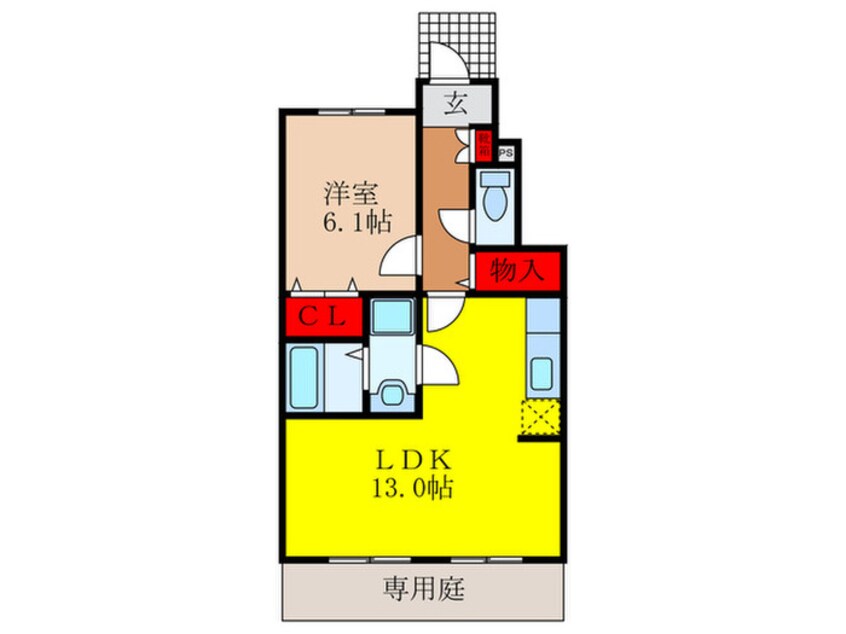 間取図 グレイスヒル畑