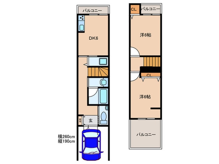 間取り図 今福南４丁目貸家
