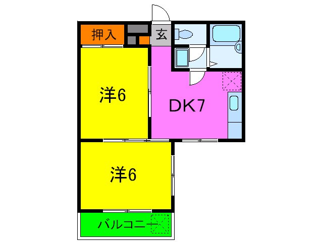 間取り図 シャルム桜ヶ丘