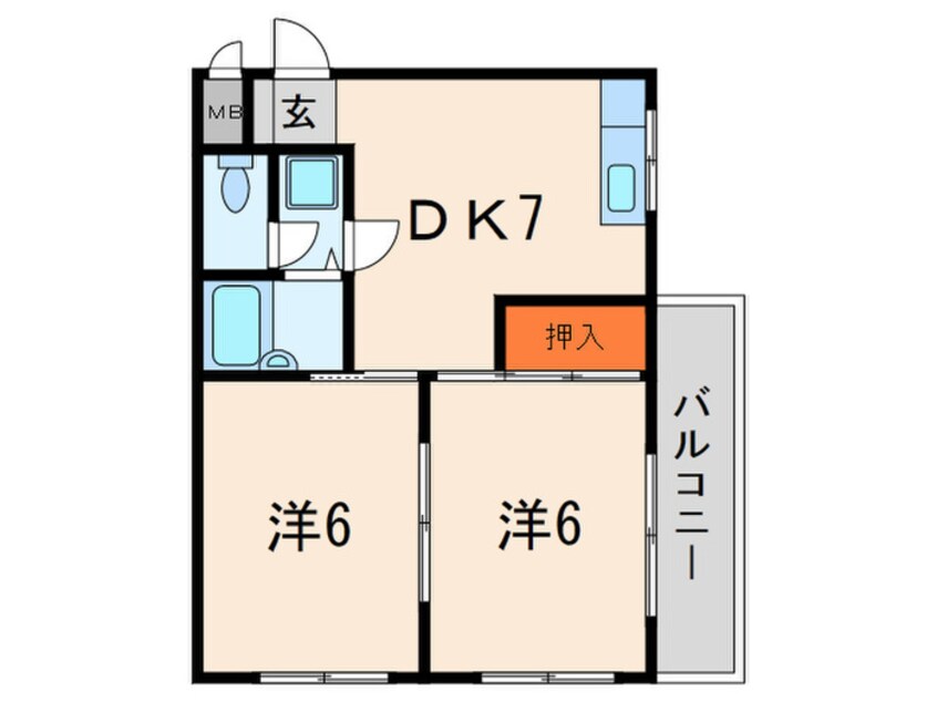 間取図 シャルム桜ヶ丘