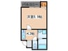 フジパレス平野Ⅲ番館 1Kの間取り