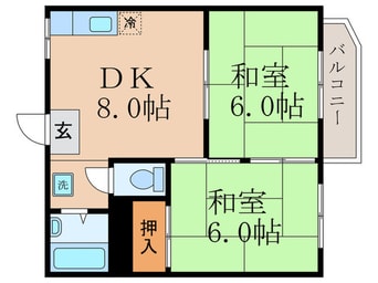 間取図 フォ－ブル小野