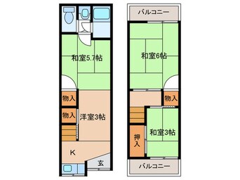 間取図 川口貸家