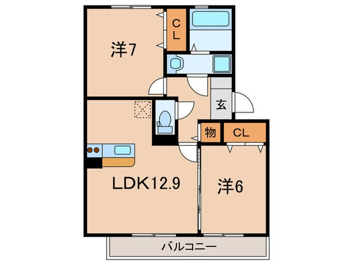 間取り図 グランドアトリオ神戸西Ｄ棟