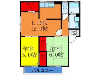 間取図 COURT以和貴Ⅰ