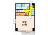 ラ・フォルム宝塚湯本町 1Kの間取り