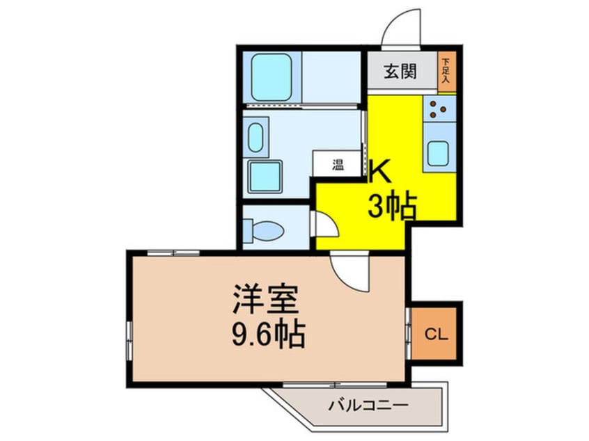 間取図 ラ・フォルム宝塚湯本町