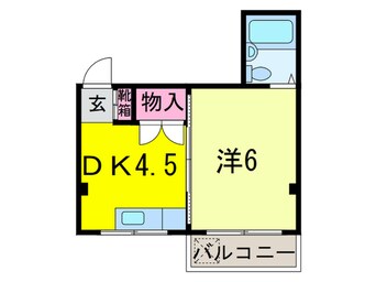 間取図 箱殿ハイツ