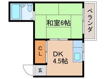 間取図 箱殿ハイツ