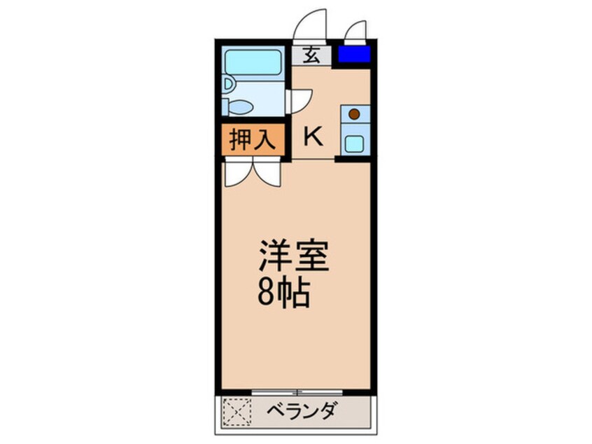 間取図 パレス桃山