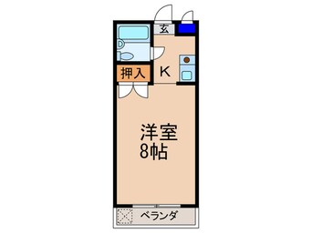 間取図 パレス桃山