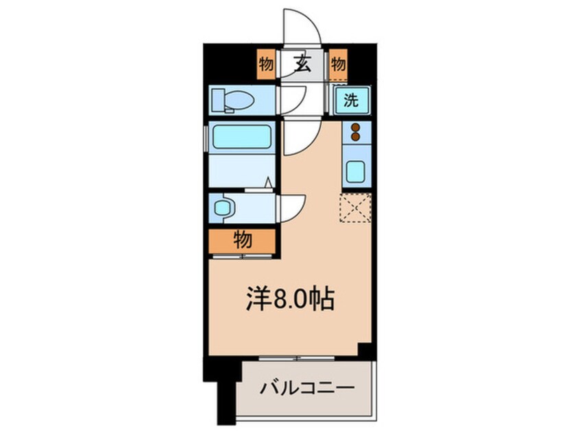間取図 アスヴェル兵庫駅前(804)