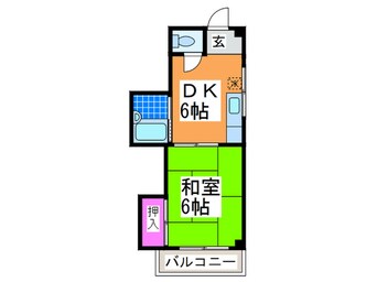 間取図 グランドハイツカワハラ