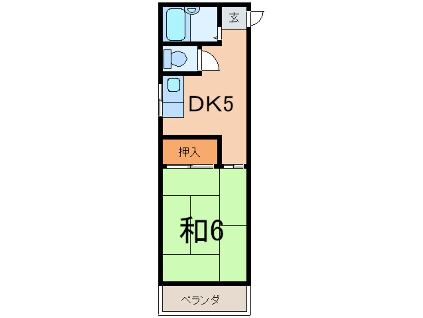 間取図 グランドハイツカワハラ