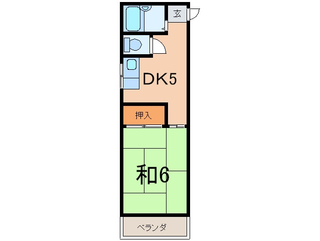 間取り図 グランドハイツカワハラ