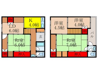 間取図 桜ヶ丘５タウンハウス