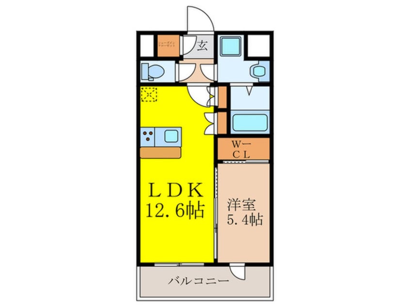 間取図 スプランディッド新大阪Ⅶ