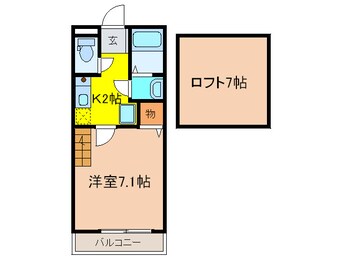 間取図 アイムパレス府中