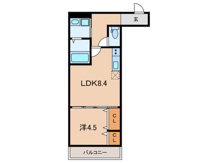 間取図 フジパレス西宮今津Ⅱ番館