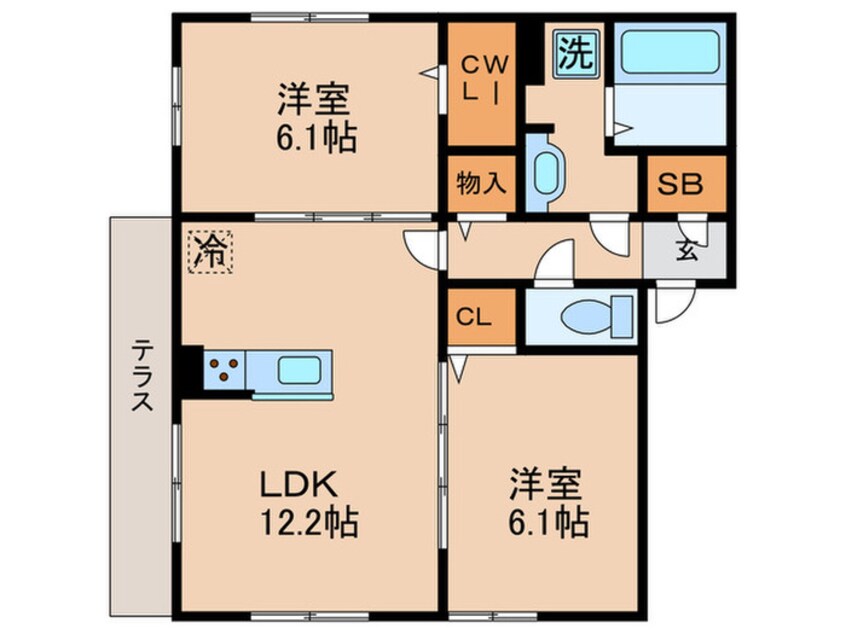 間取図 レジェーロ