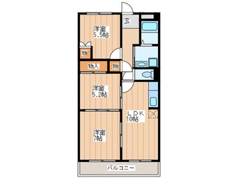 間取図 ディアコート昴