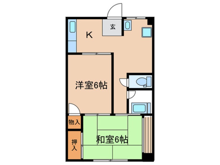 間取図 大鳩マンション