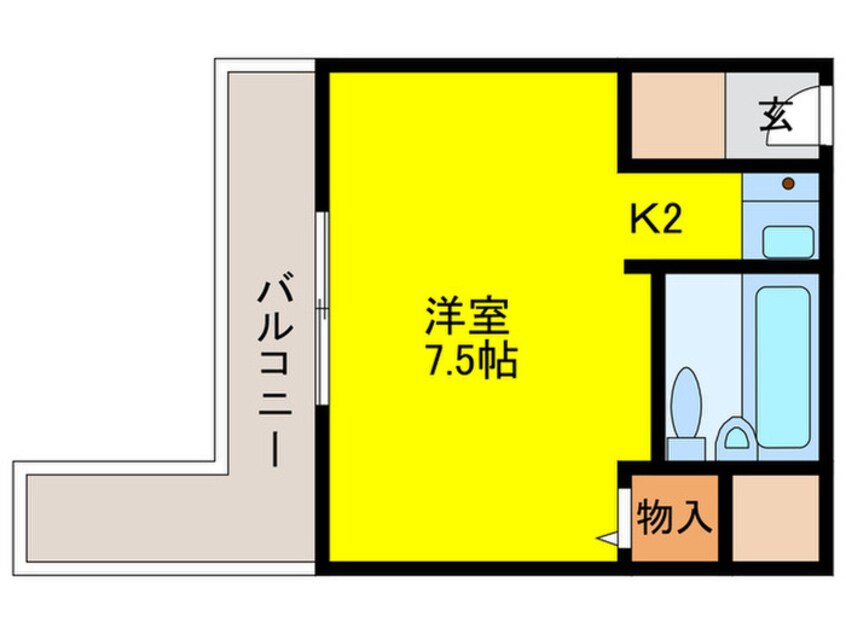 間取図 ﾌﾟﾚｱｰﾙ和泉大宮