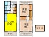 レスポワールＢ 2LDKの間取り