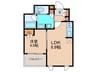 Brillia淀屋橋（403） 1LDKの間取り