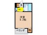メロディ－ハイム美章園 1Kの間取り