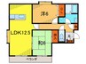 メゾンドルフ 2LDKの間取り
