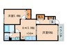 Ｒｏｓｅ　Ｈｉｌｌ 2DKの間取り