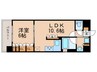 リーガル京都河原町五条Ⅱ(202) 1LDKの間取り