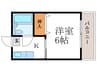 林ビル 1Kの間取り
