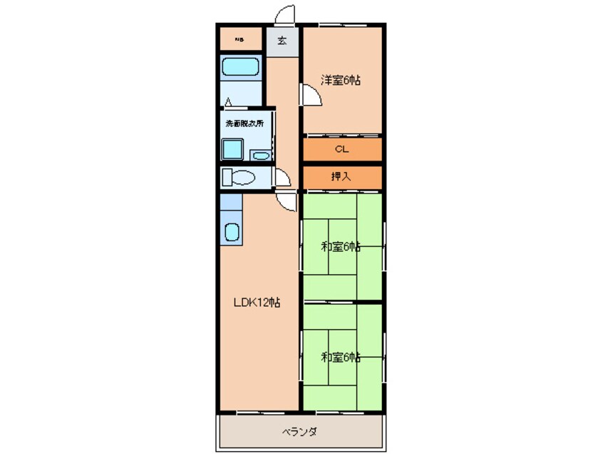 間取図 アヴァンセ高槻