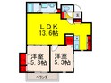 クリエオーレ新鴻池の間取図