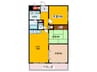 シャトー南船場 3LDKの間取り