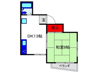 間取図 八番館