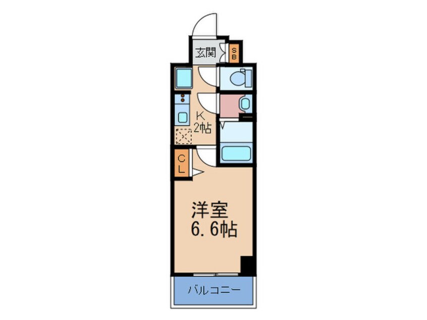 間取図 プレサンス梅田Ⅱ(902)