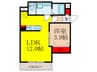 リブレメゾン東三国Ⅰ 1LDKの間取り