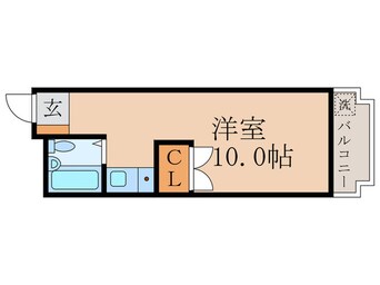 間取図 ア－クヒルズ桃山