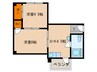 シャトー六甲 2DKの間取り