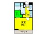 カレントレジデンス 1Kの間取り