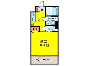 間取図 Lａ　ｋｒａｓｓｅ 平野本町