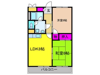 間取図 チボリビル