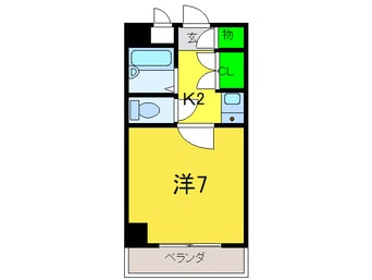 間取図 フォンティ－ヌ堺