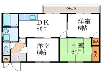 間取図 Ｆフラット