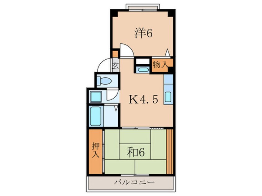 間取図 ロイヤルカ－サ原