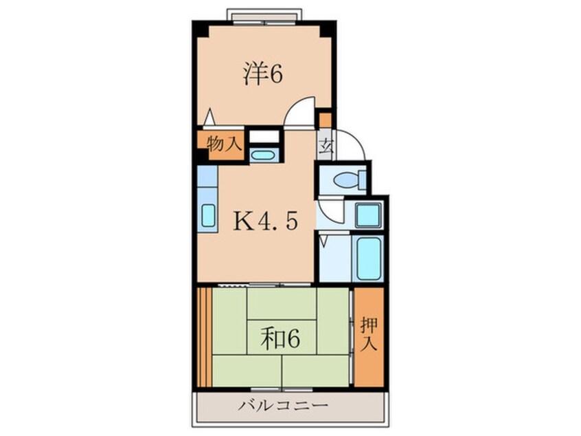 間取図 ロイヤルカ－サ原