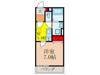 間取図 仮)高槻市古曽部町共同住宅